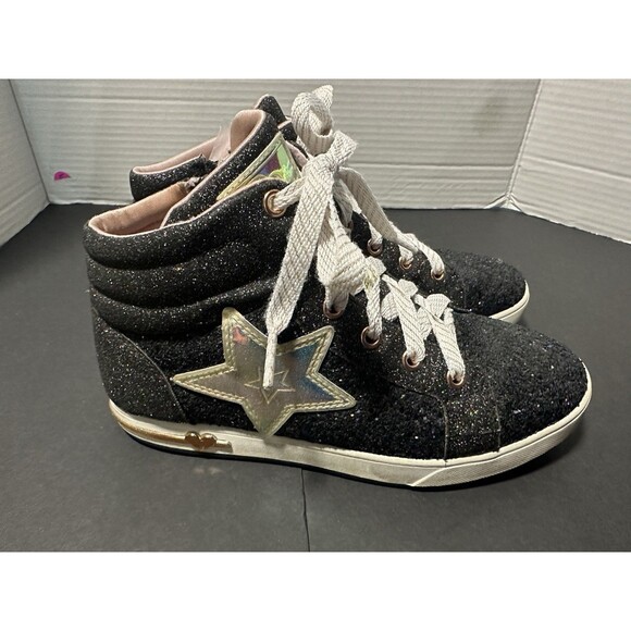 Skechers Shoutouts 2.0 - Starry Glam High-Top Sneakers Youth Size  4 - Picture 5 of 11